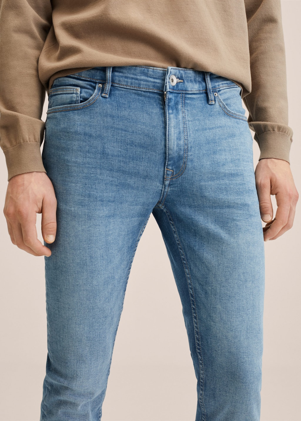 Skinny light wash jude jeans - Man | Mango Man Canada