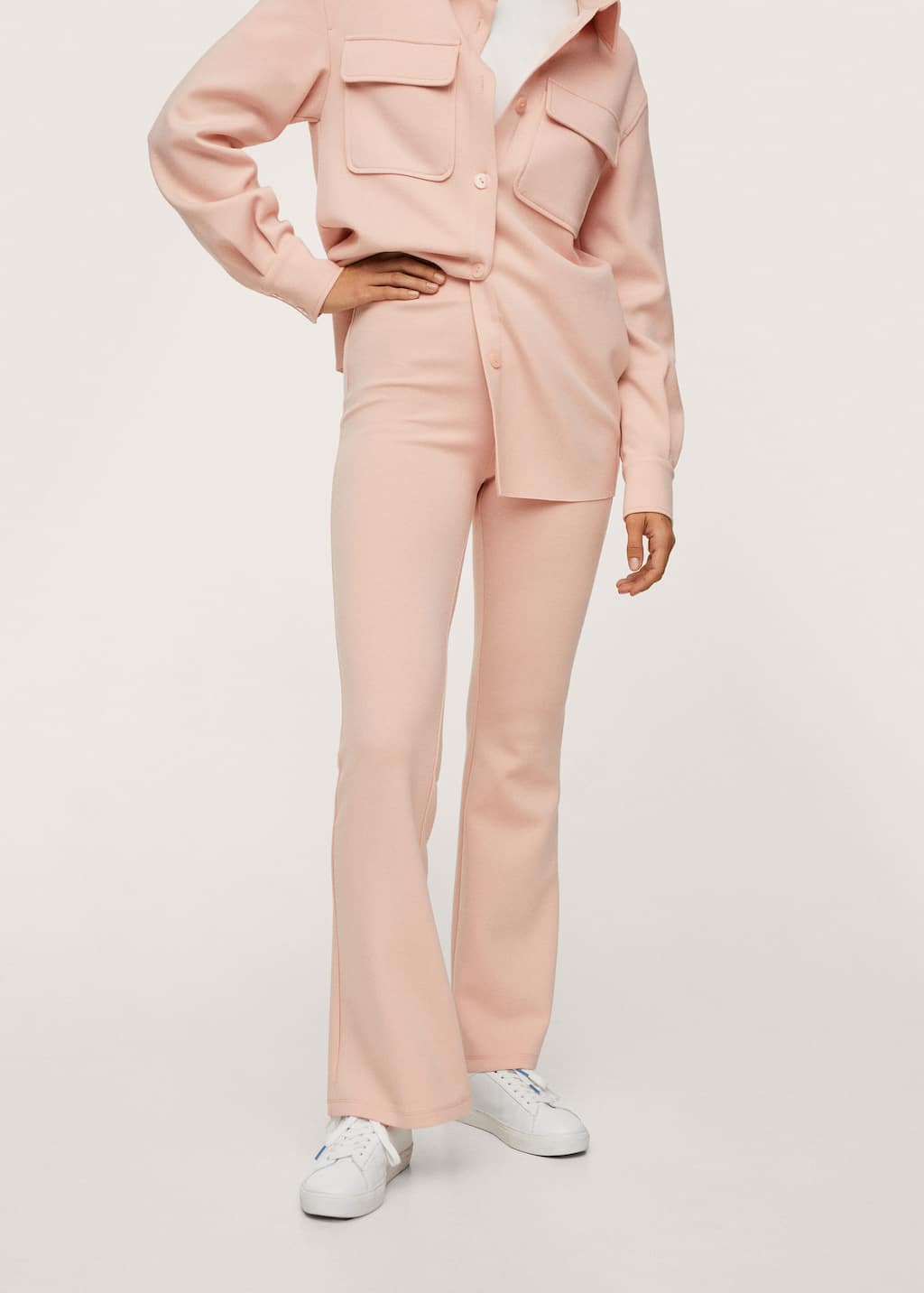 mango flared leggings