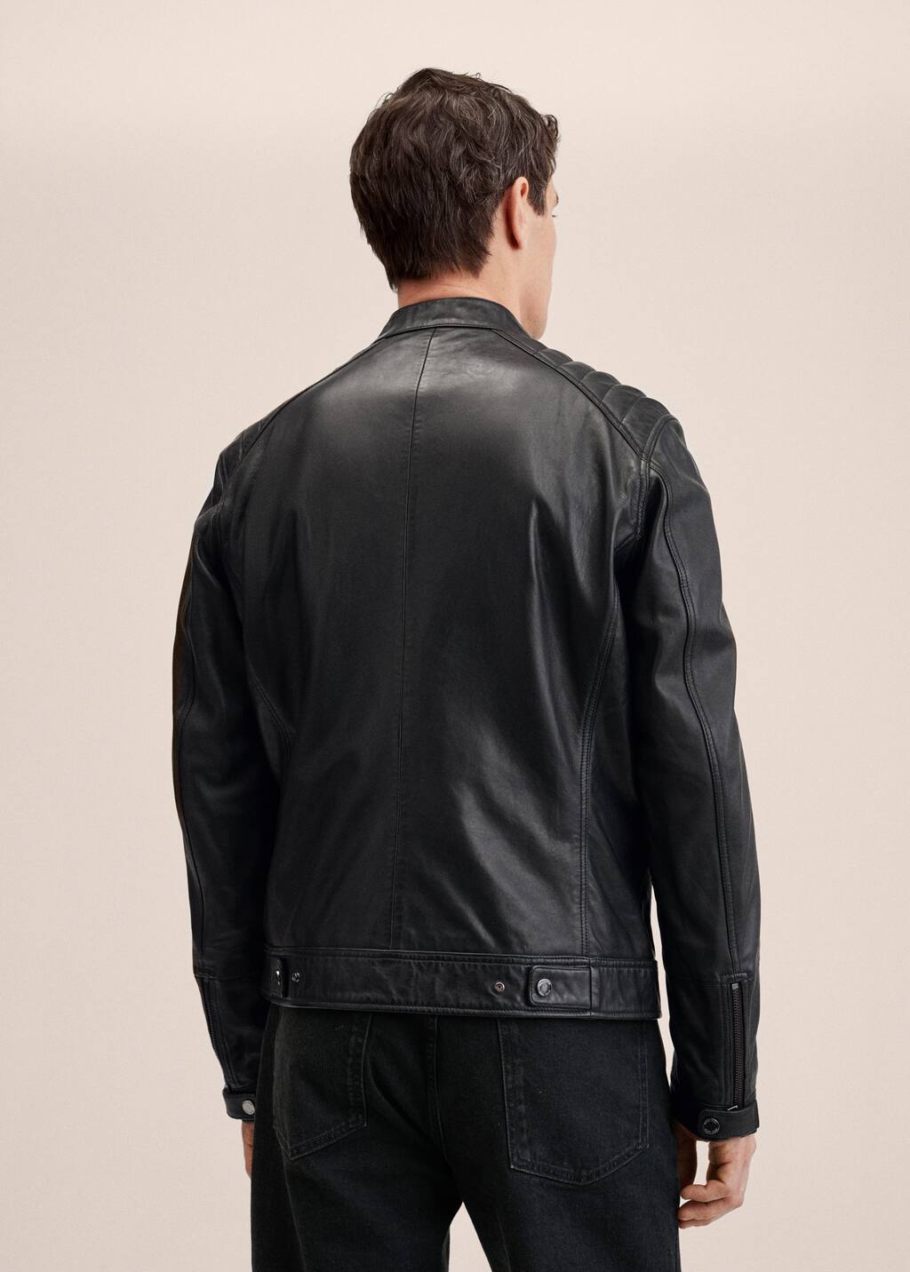 leather jacket mango