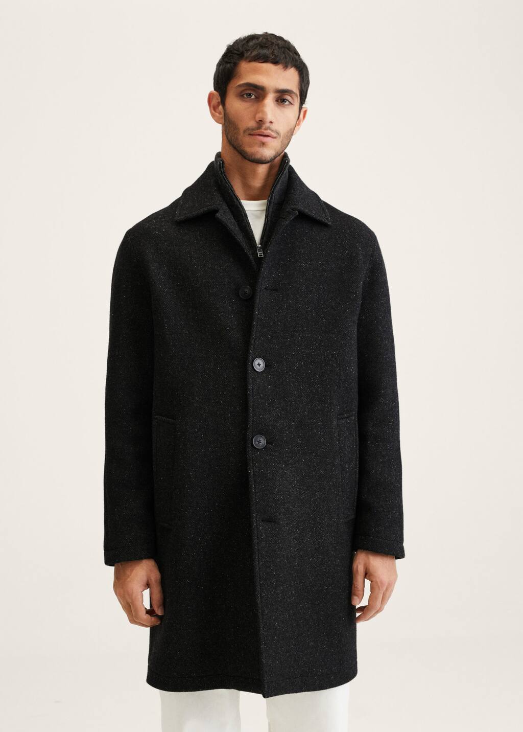 mango unstructured oversize coat
