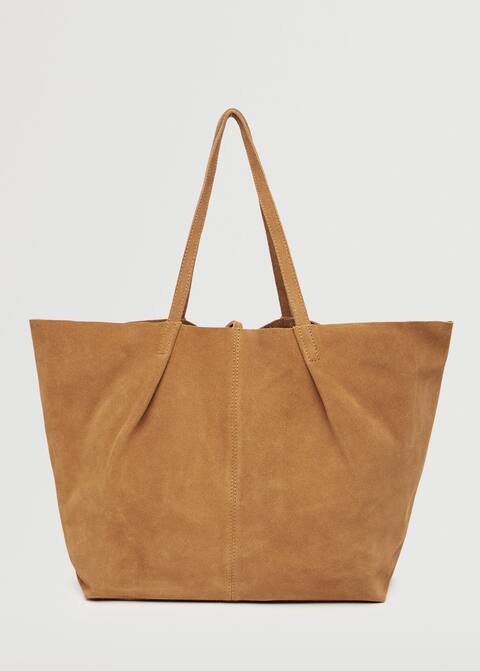 Kožená kabelka shopper