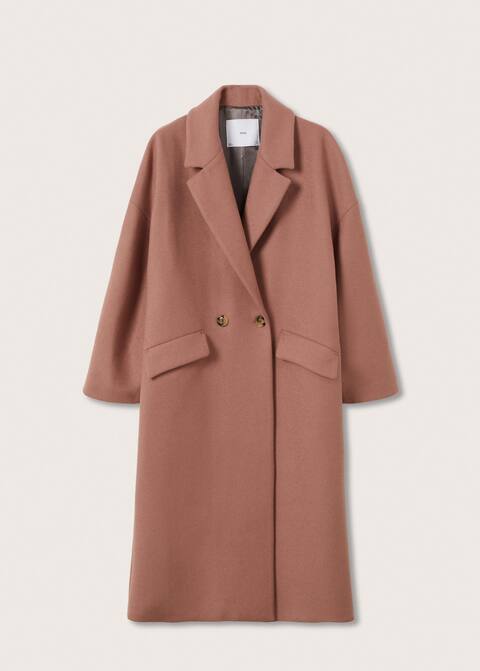 Vlněný kabát oversize - Zboží bez modelu