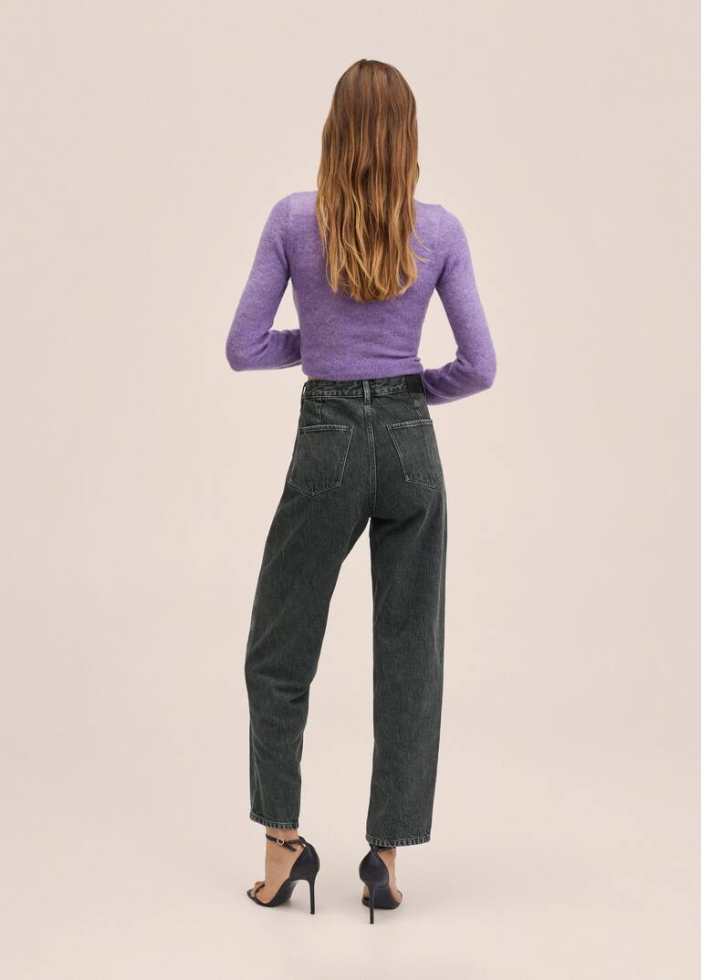Highrise tapered jeans Woman MANGO OUTLET United Kingdom