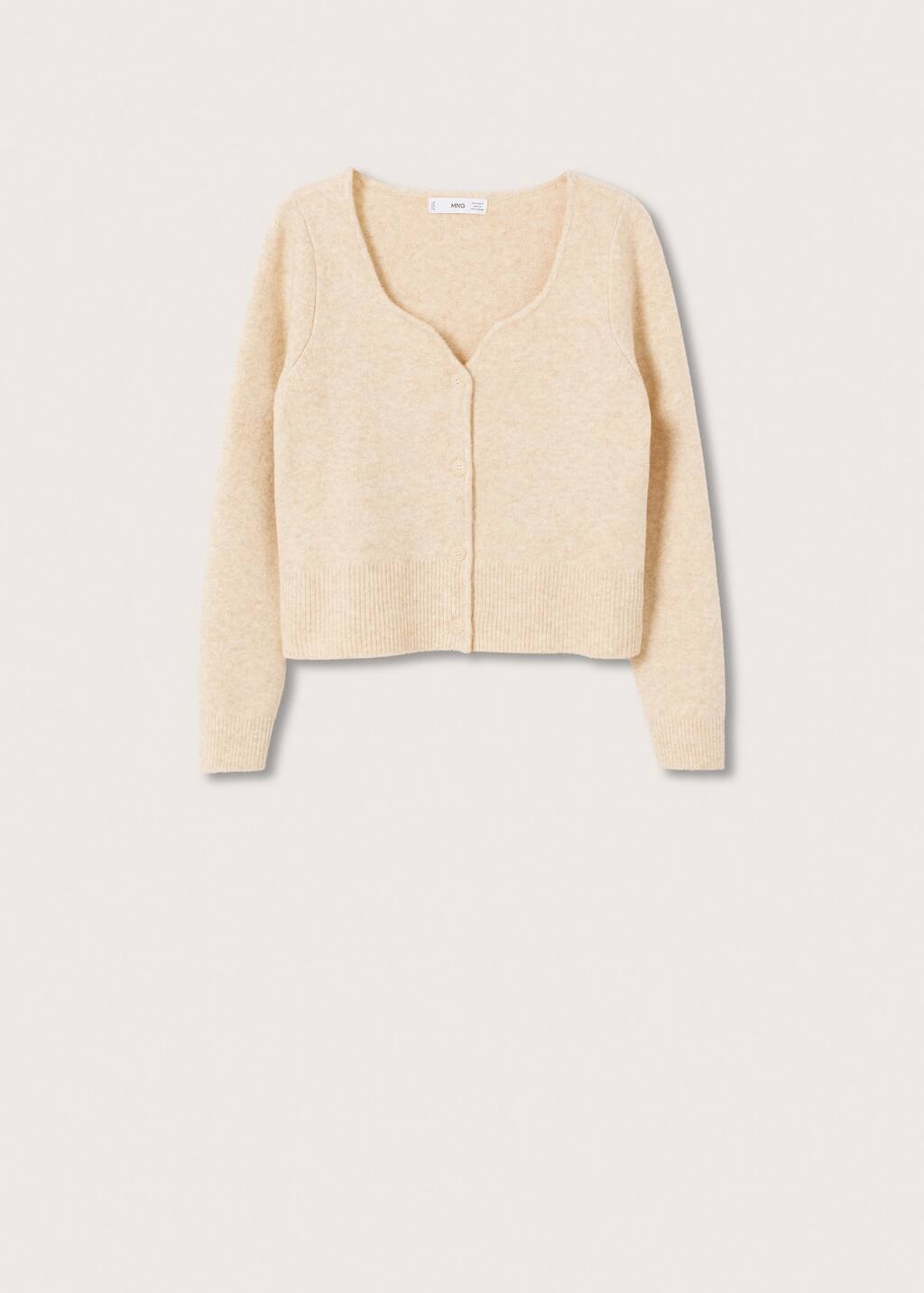 textured cardigan