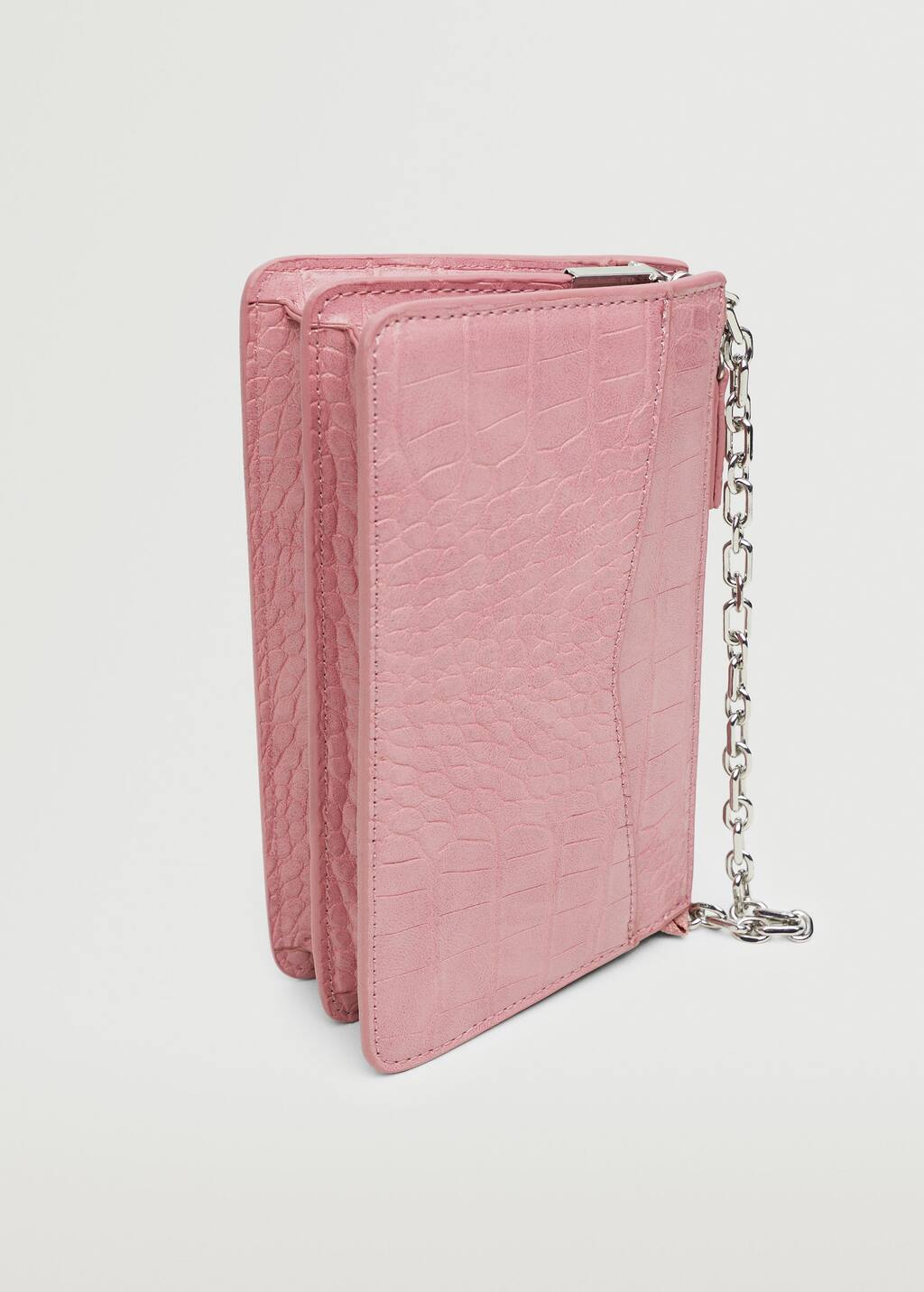 croc effect bolsauette bolsa mango