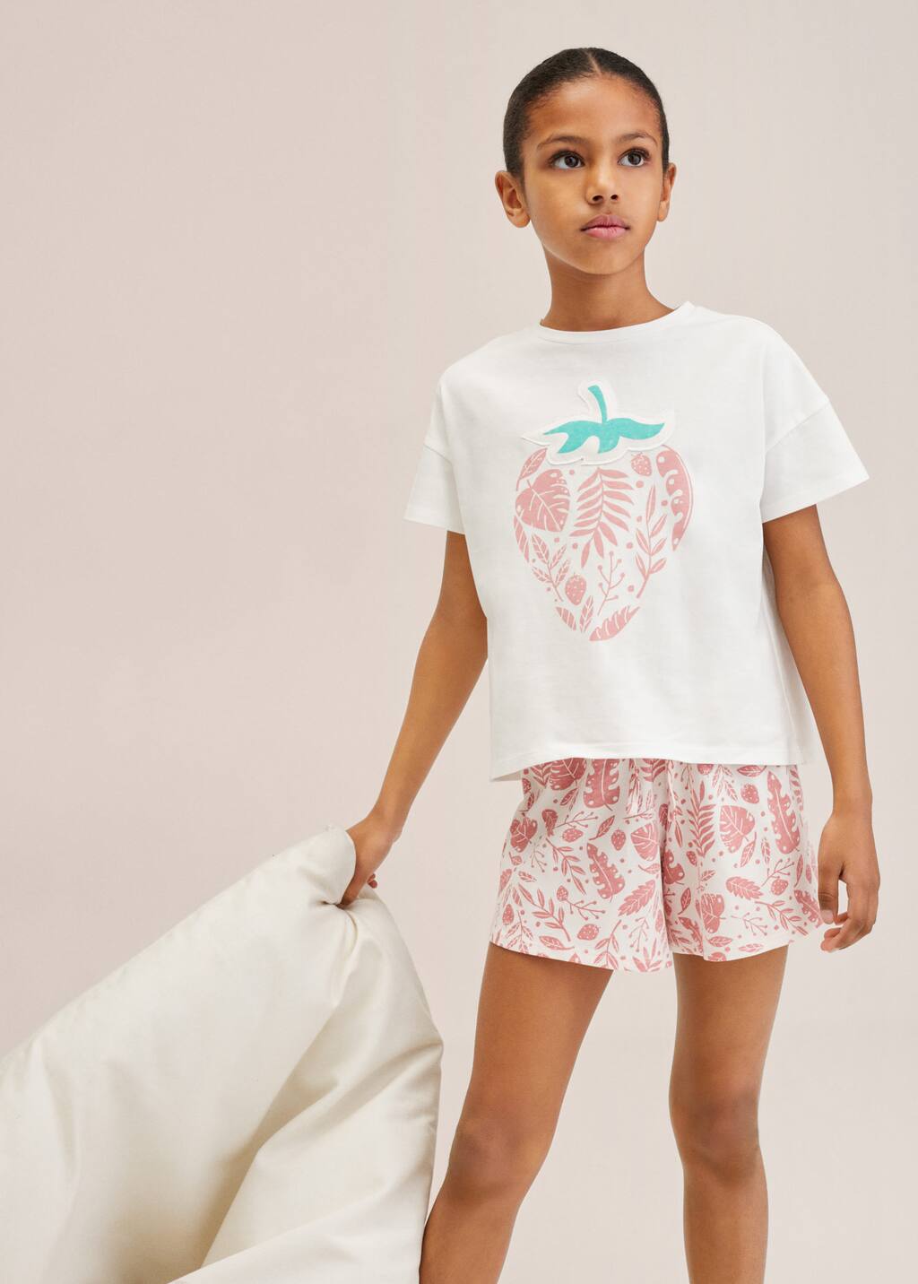 Mango Printed cotton pyjamas 27037731 85