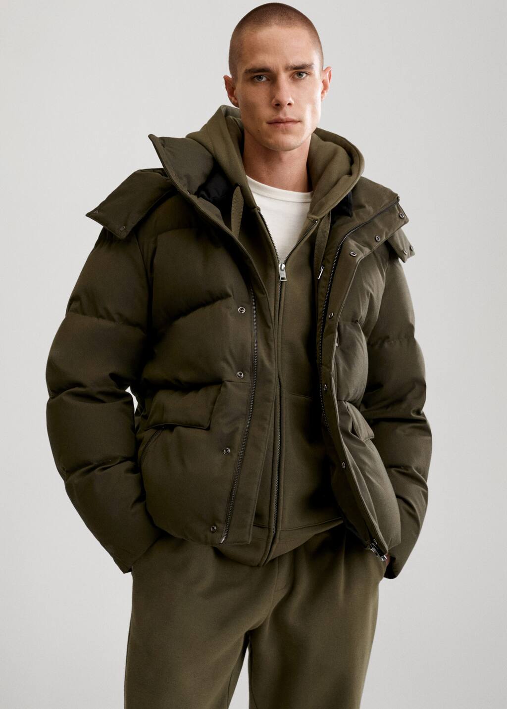 mango feather down coat