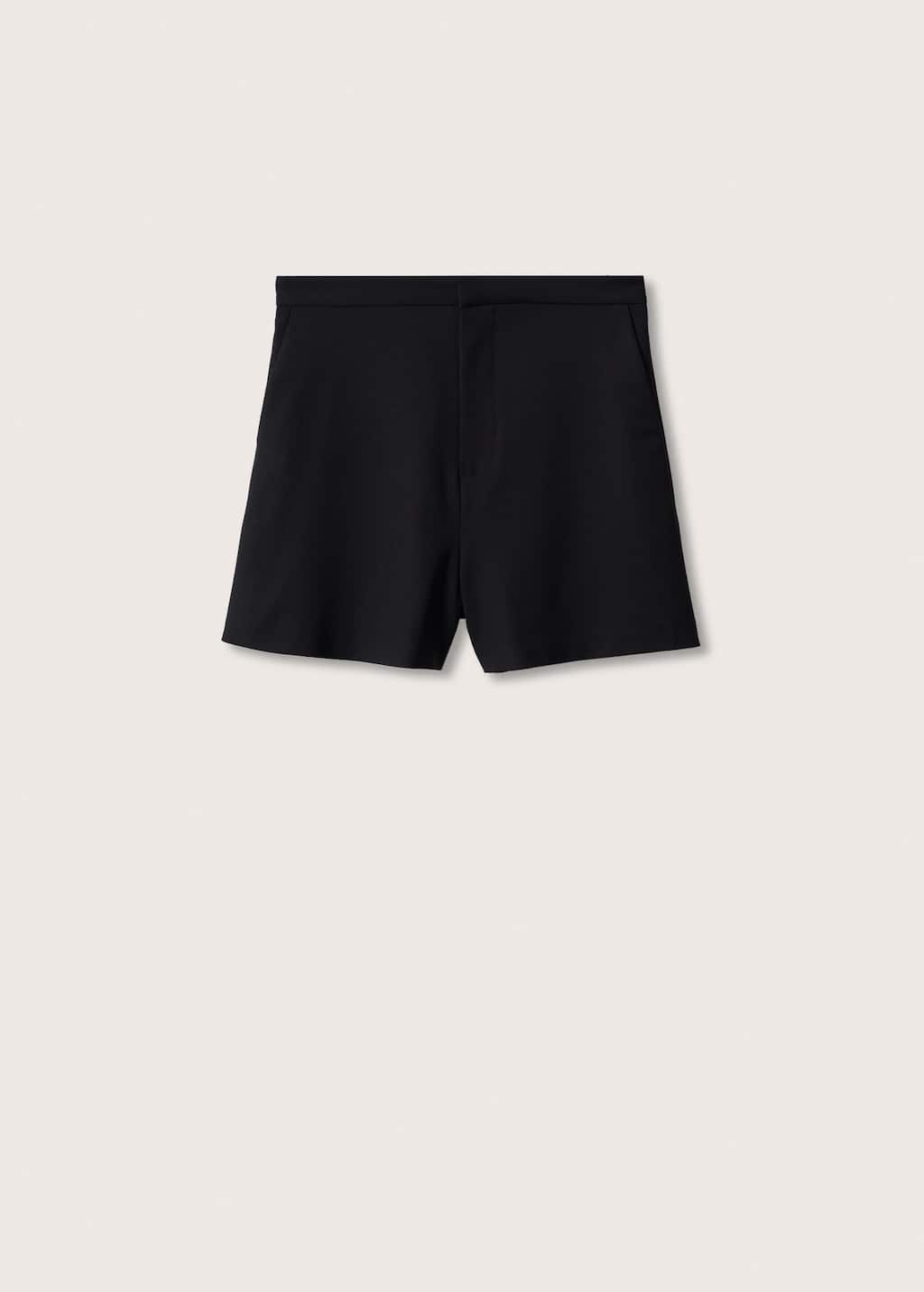 Chino short voor heren met stretch | wit | Italian Moda