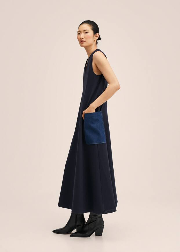 Šaty oversize s kapsami - Detail zboží 2