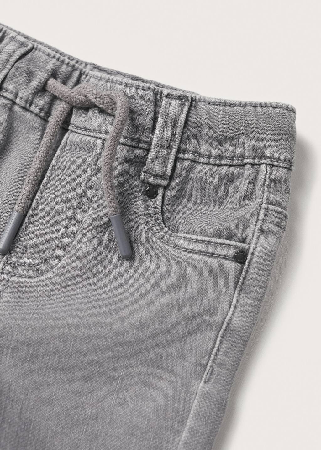 Drawstring waist jeans - Woman | Mango Netherlands
