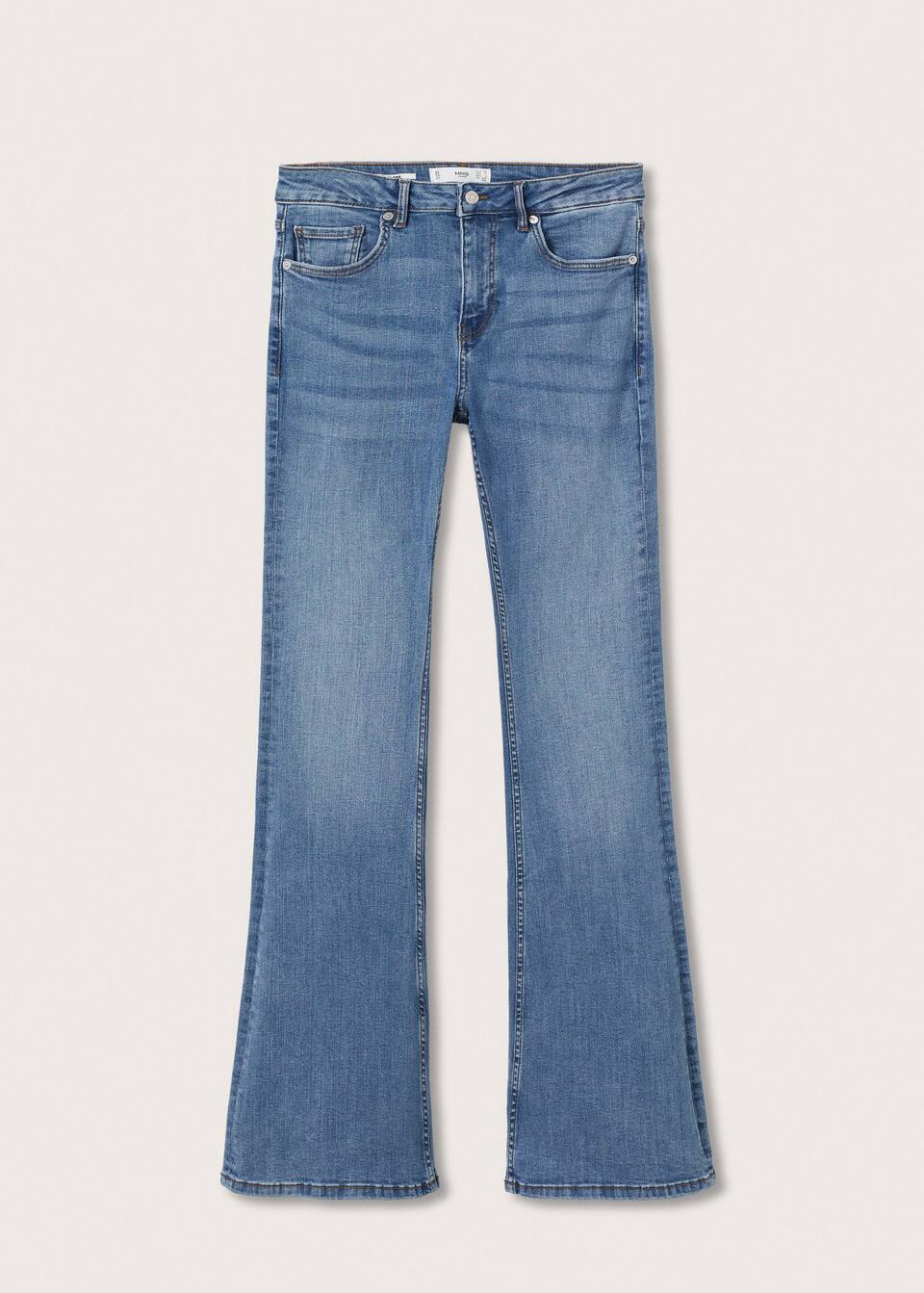 Mediumrise flared jeans Woman MANGO OUTLET Greece