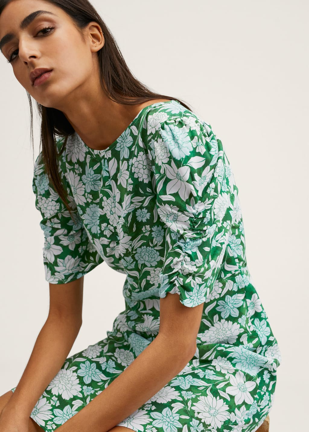 Mango Flower print dress 27041062 43