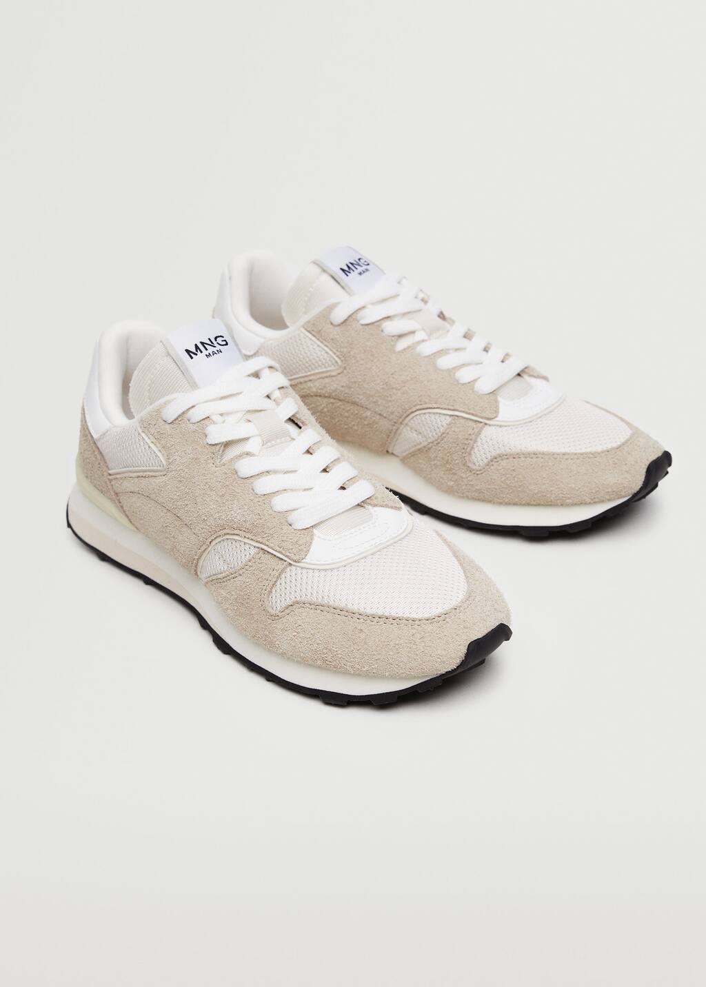 mango white trainers