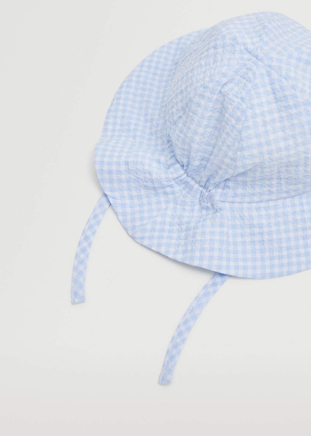 Mango Vichy check hat 27046336 50