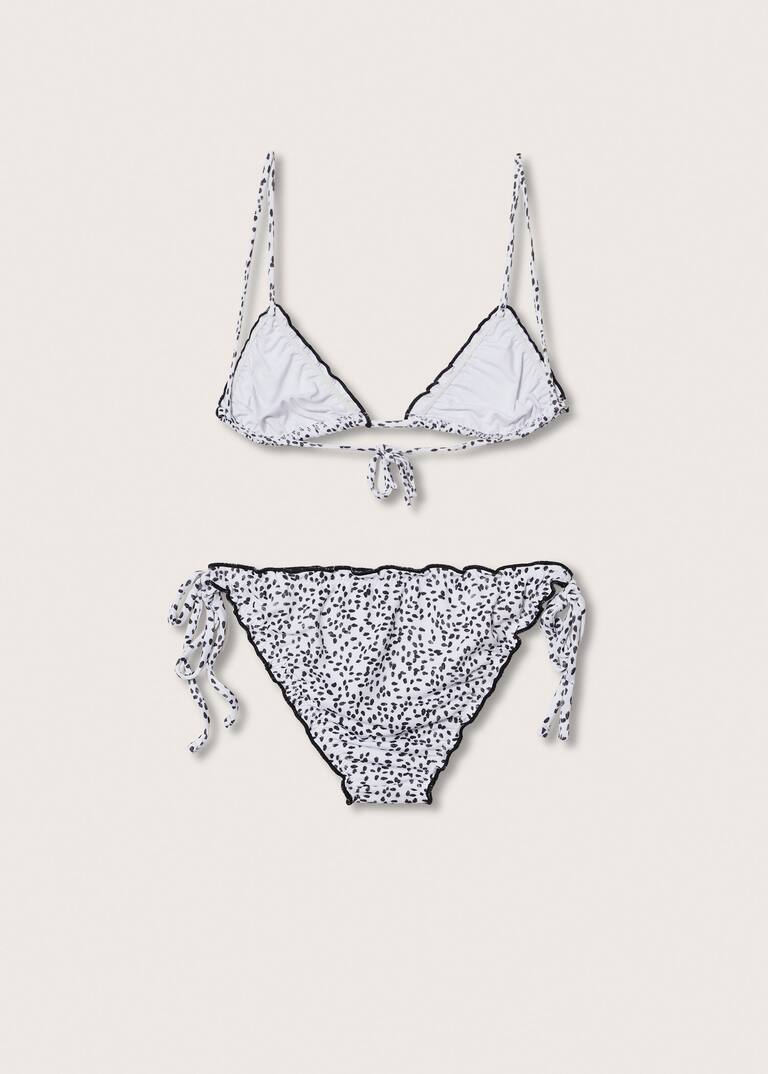 Bikini estampado lunares Niña MANGO OUTLET España