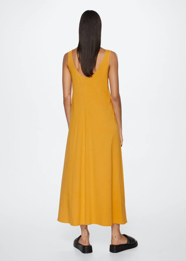 100 cotton dress Women MANGO OUTLET USA