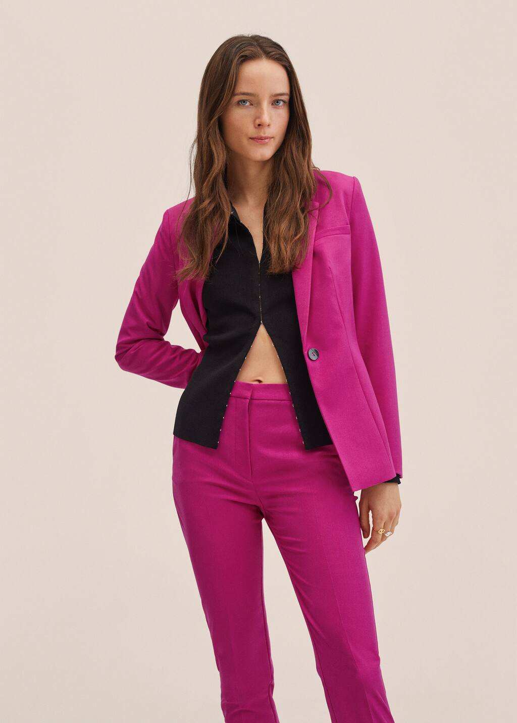 french connection pink blazer