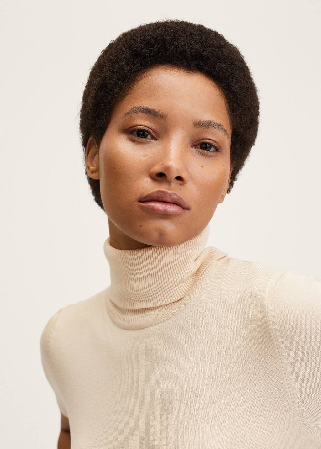 turtleneck knit sweater