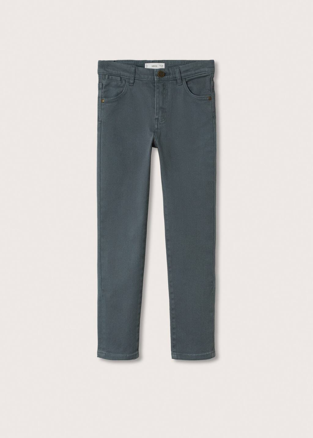 Slim-fit cotton trousers - Woman | Mango Aruba