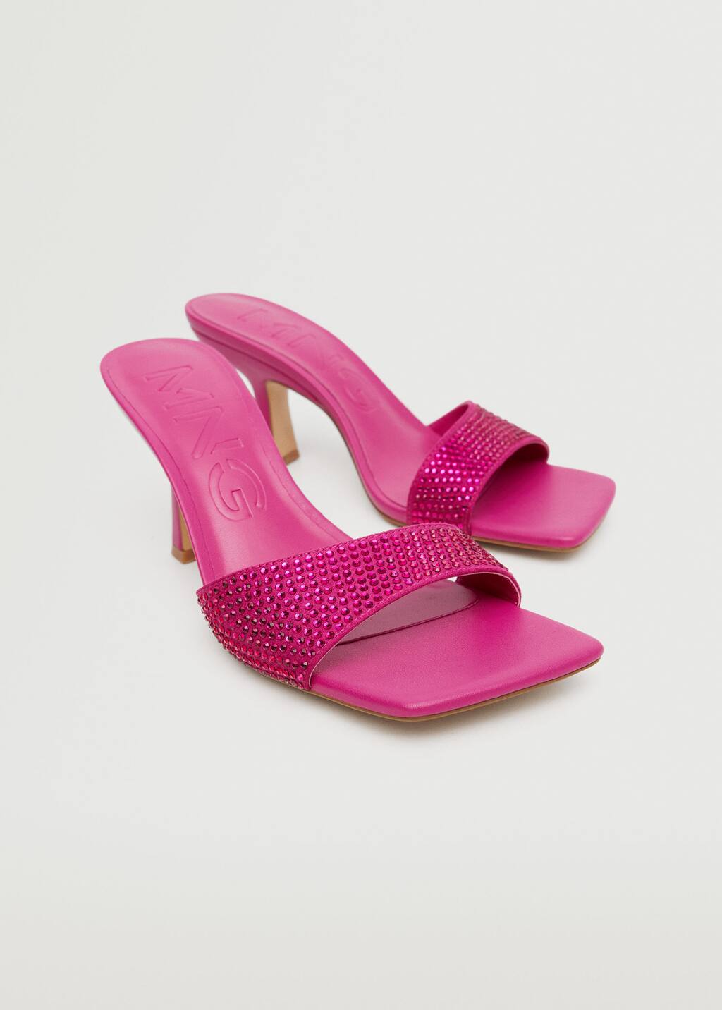 Mango Glitter highheeled sandals 2705109988