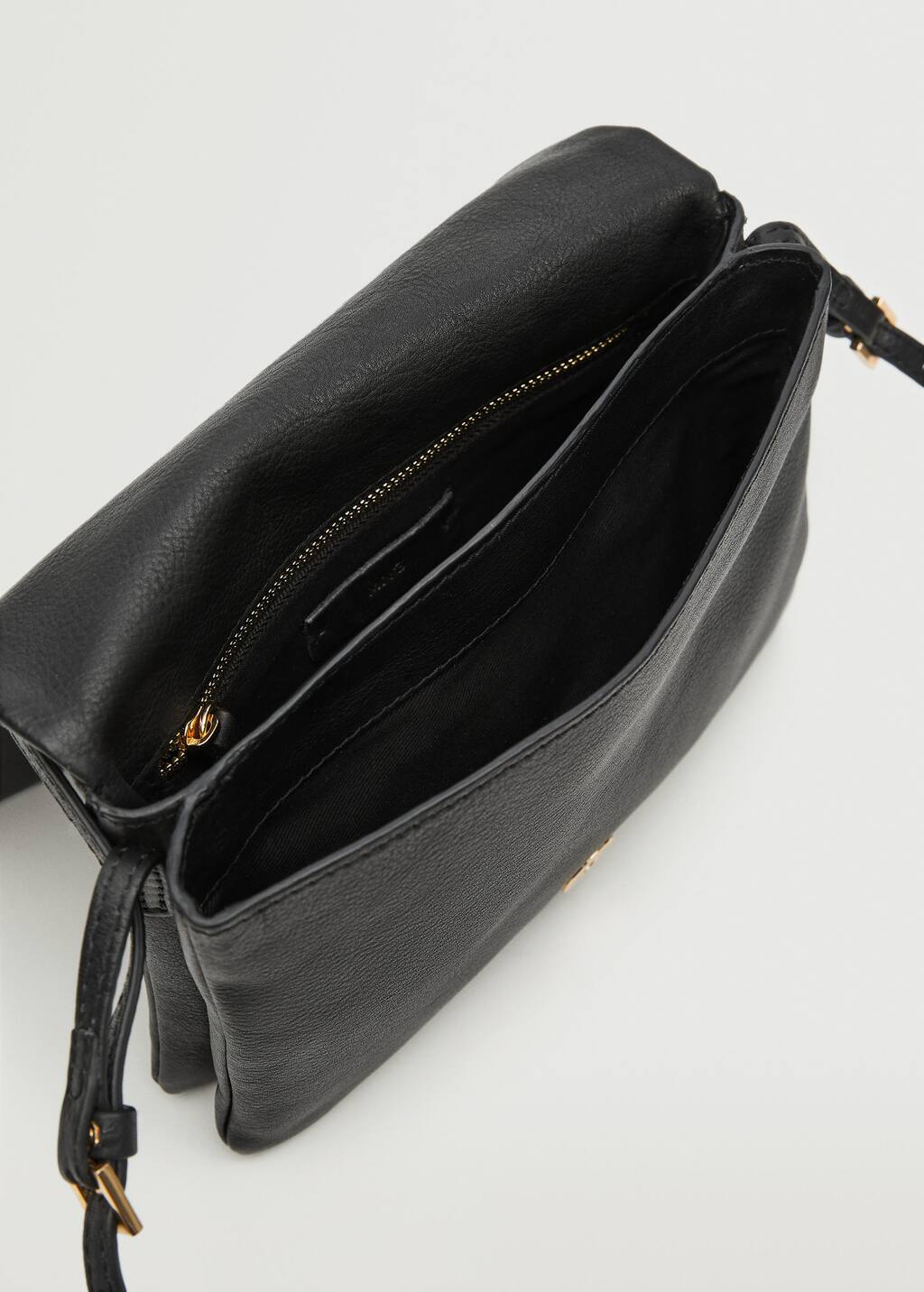 Mango Leather cross body bag 27051140 99