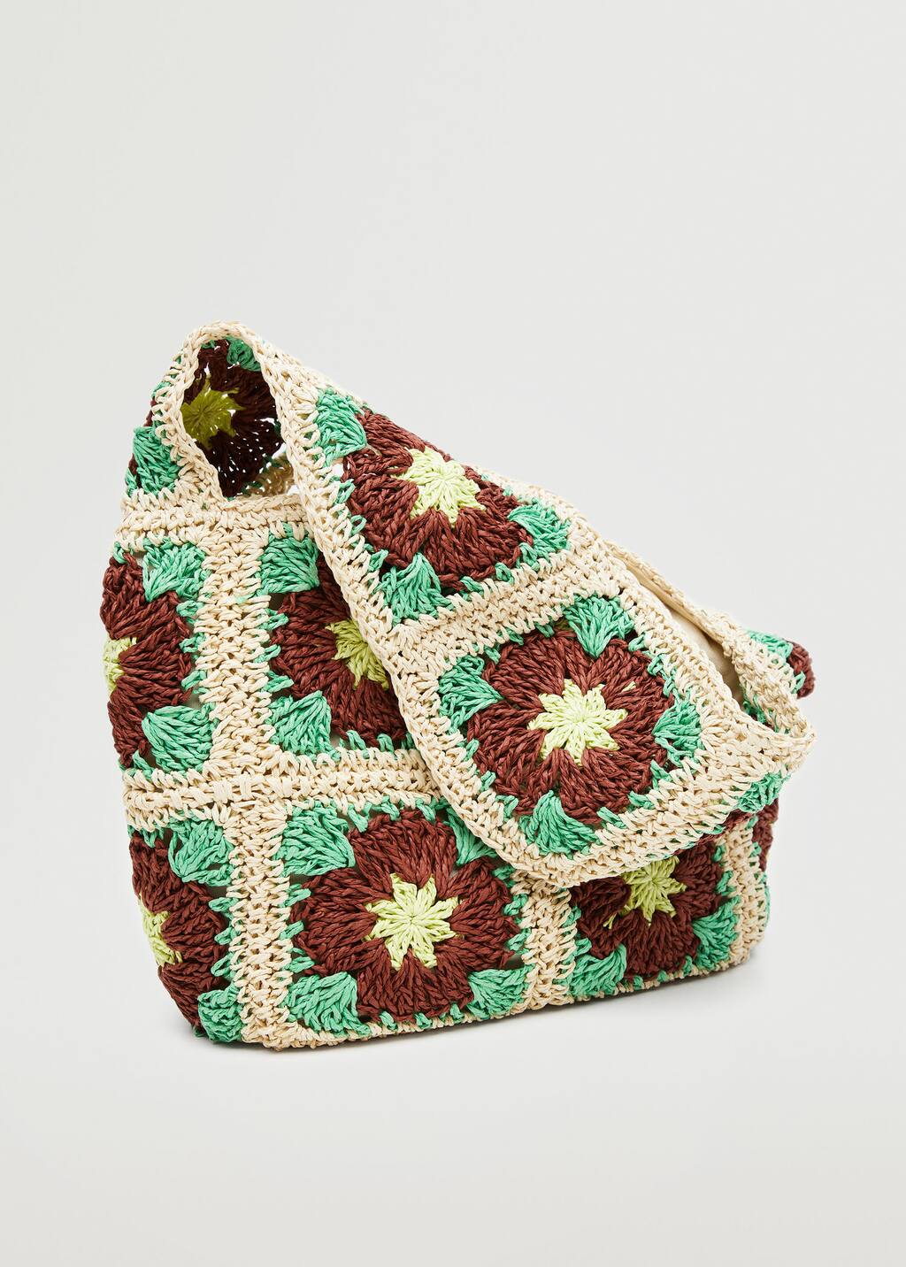 Mango Floral crochet bag 27055752 08