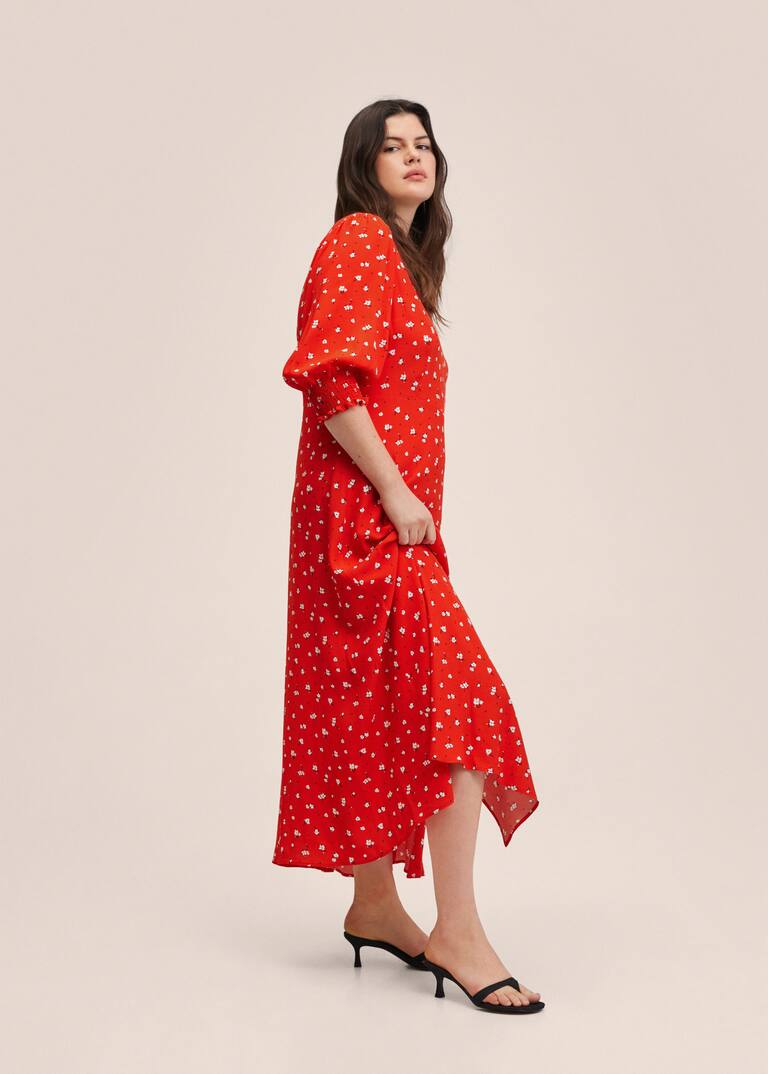Flower print dress Woman Mango India