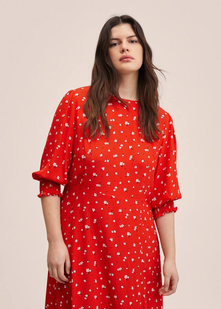 Flower print dress Woman Mango India