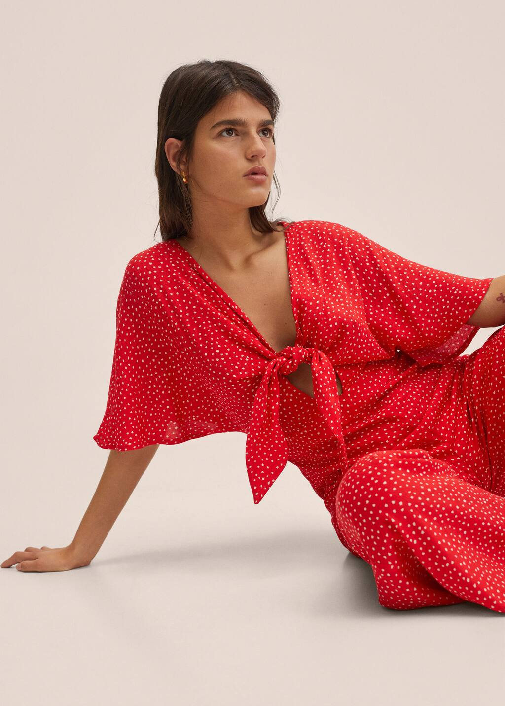 Mango Cutout detail jumpsuit 27055770 70