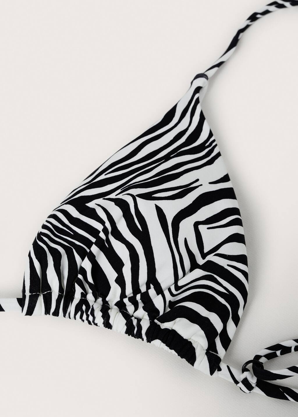Mango Zebra print bikini top 27055781 99