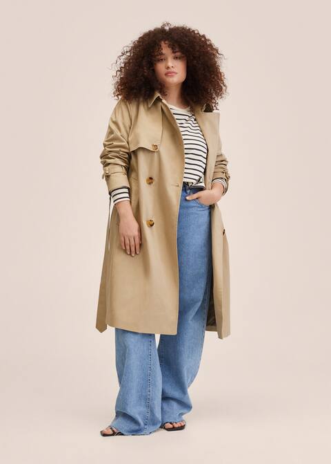 Cotton classic trench coat - Details of the article 3