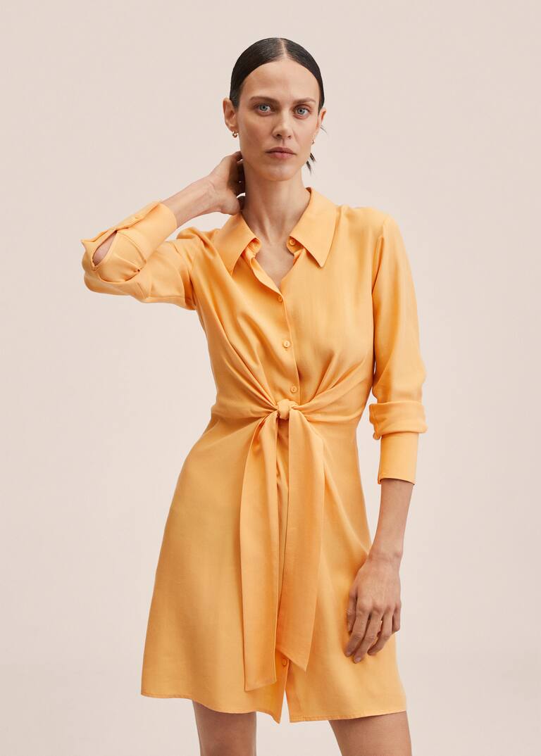 Robe Chemise Mango Outlet Femme France Robe Chemise Mango