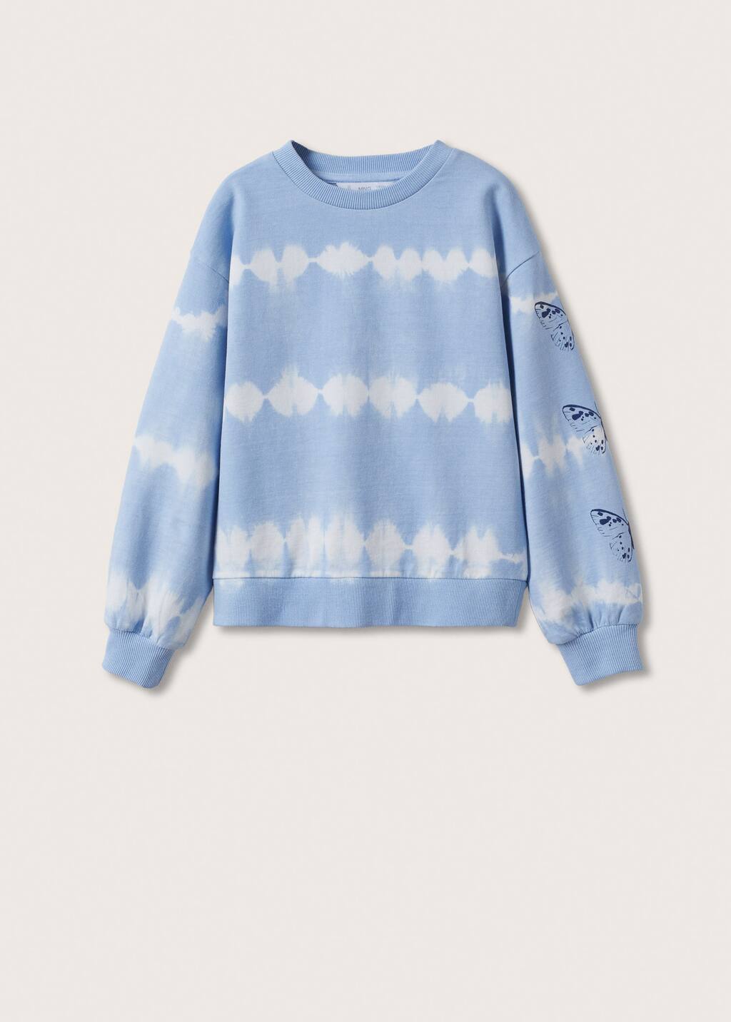 tie dye butterfly sweatshirt