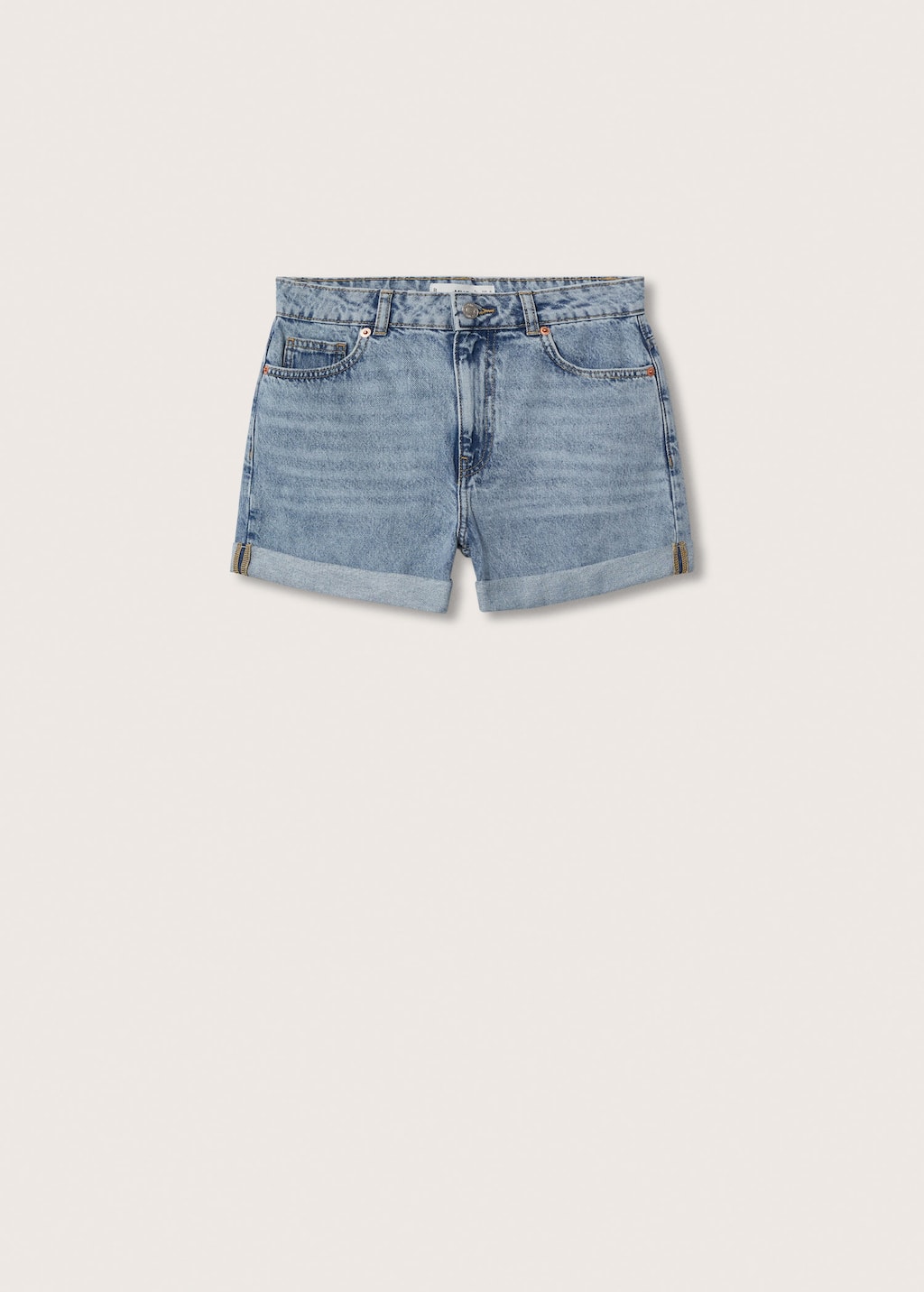 Short vaquero mom-fit - Mujer | Mango España