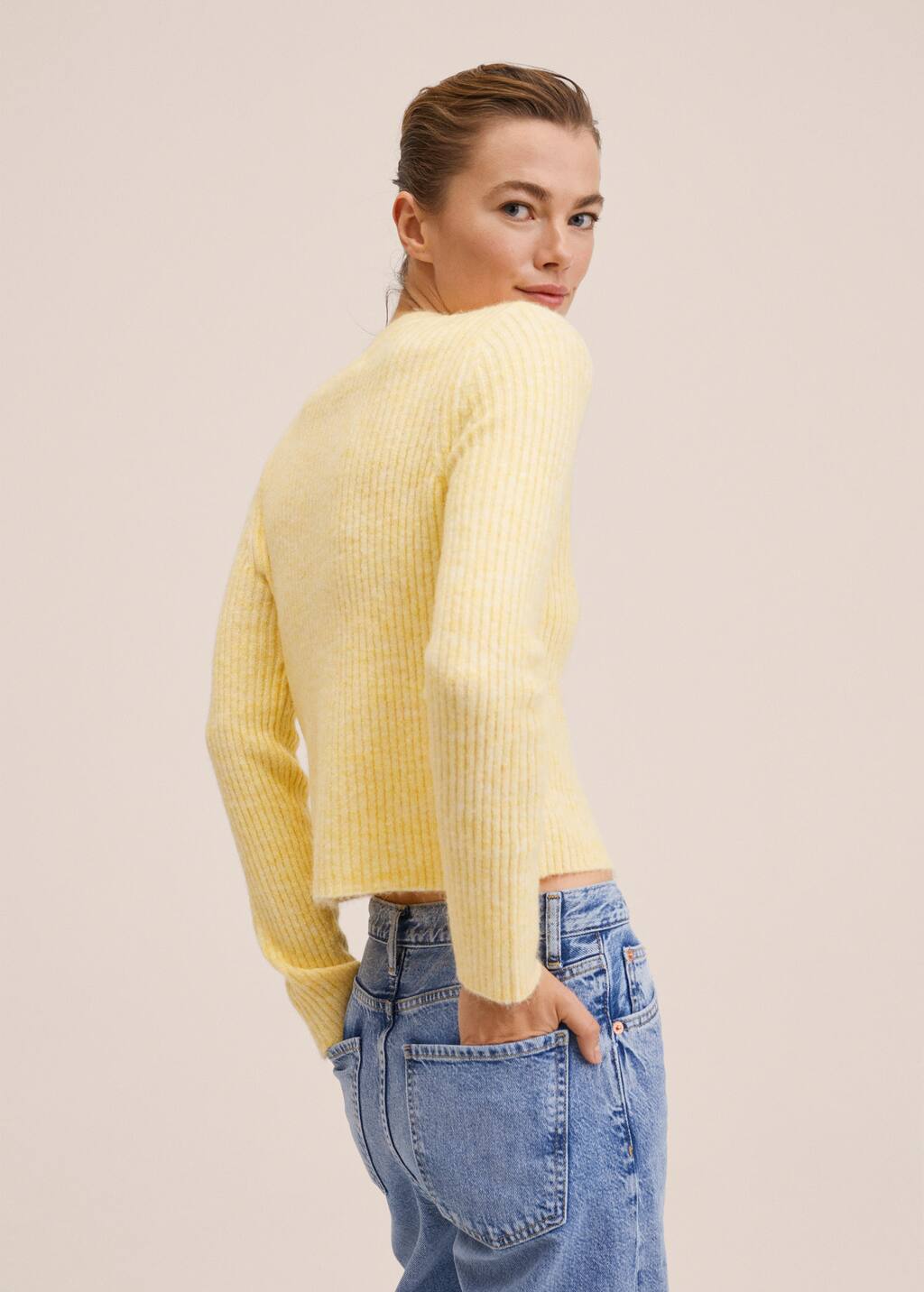 mango yellow sweater