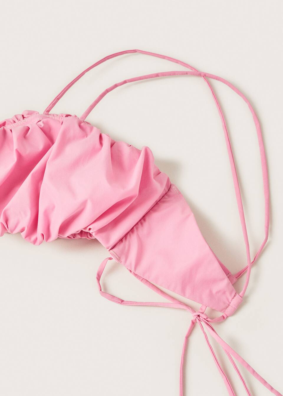 Wrap back bikini top Women MANGO OUTLET USA