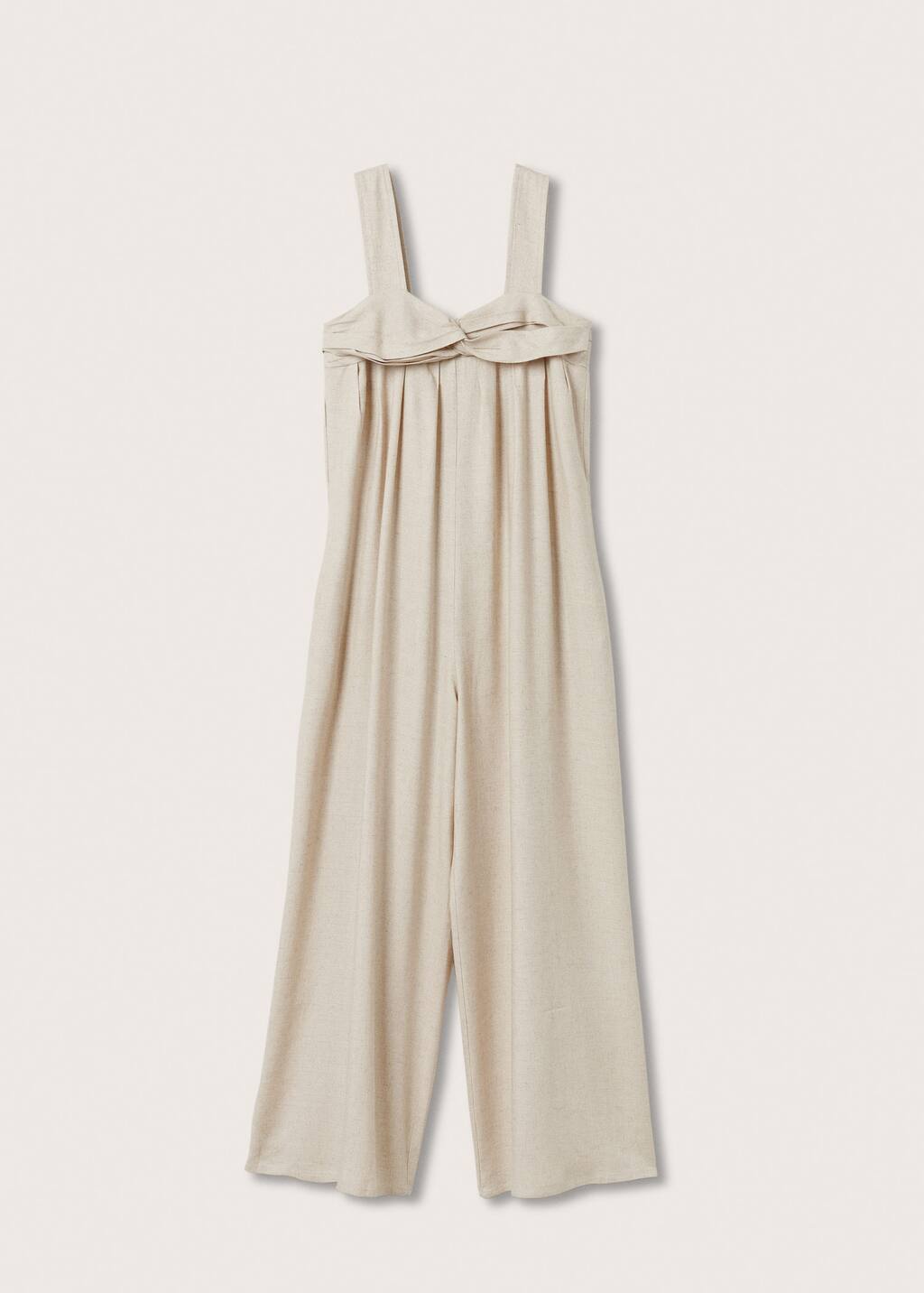 Mango Bow linen jumpsuit 27076307 08