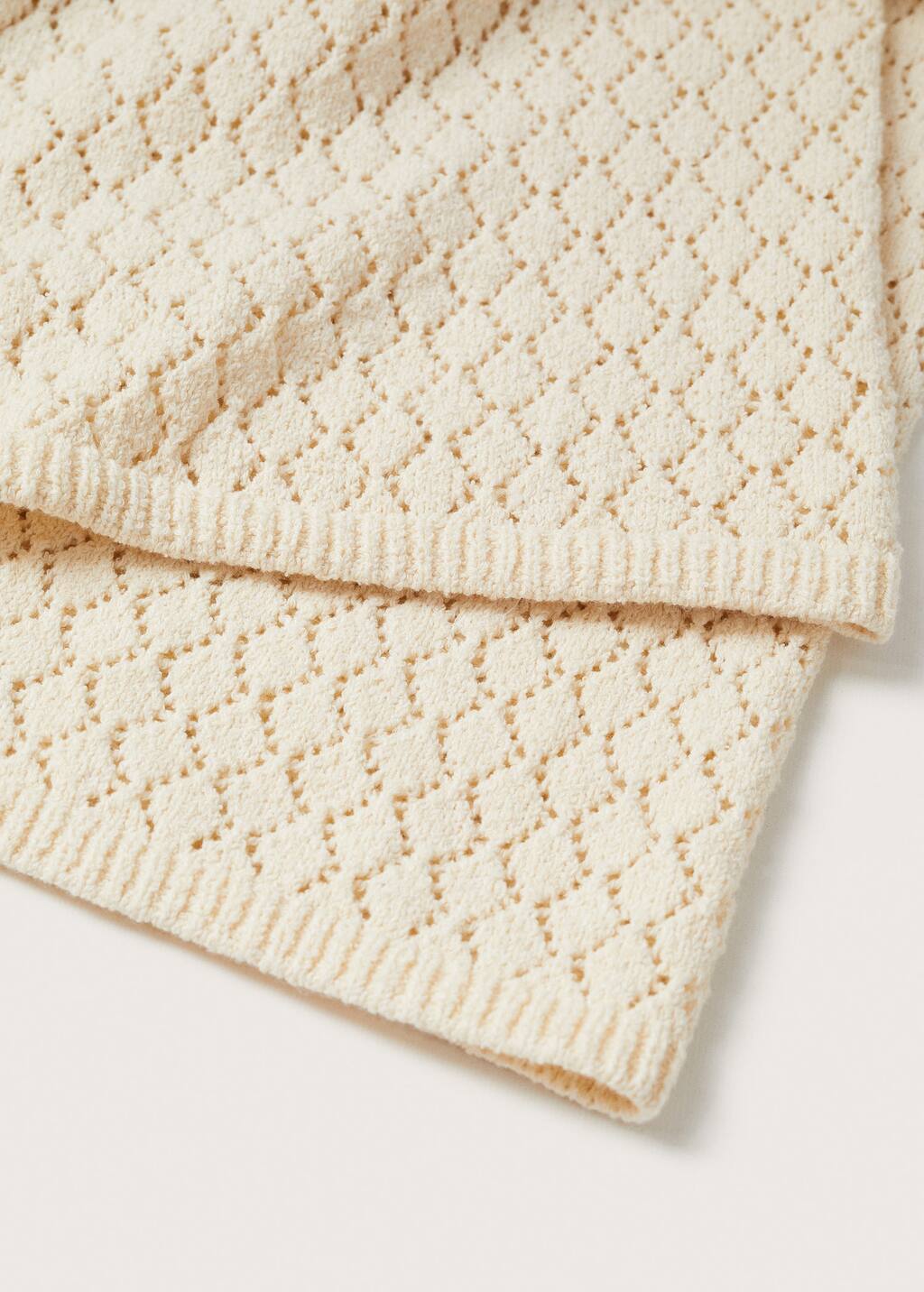 Pantalón punto calado - Mujer | Mango España