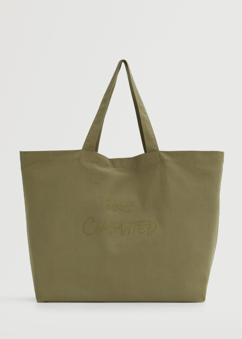 Mango Cotton shopper bag 27077753 37