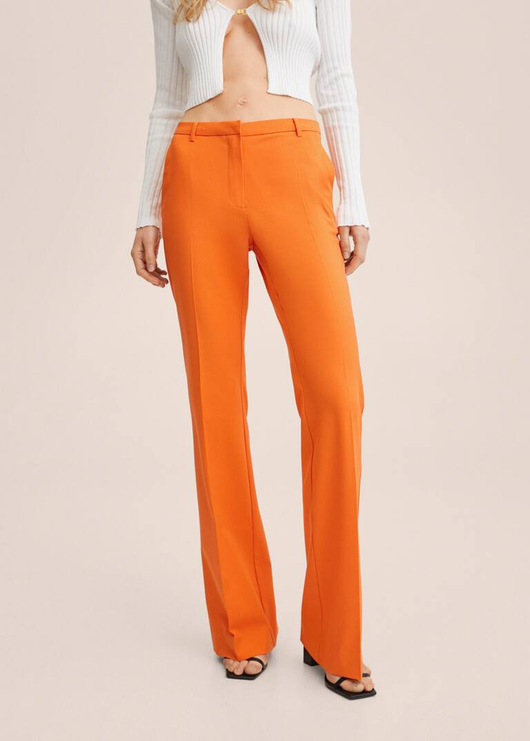 Flowy straightfit pants Women MANGO OUTLET USA