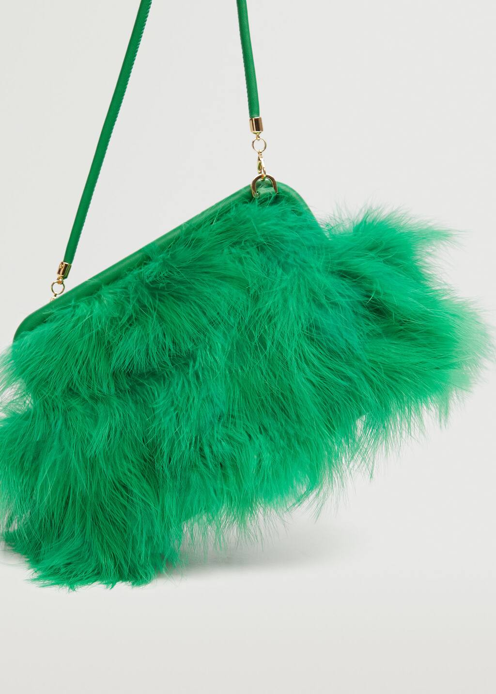 feather bag