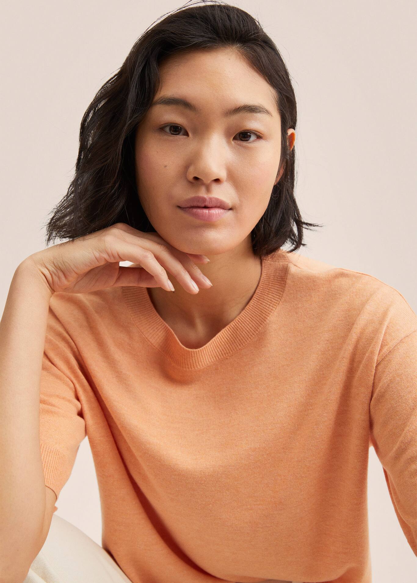 Fineknit tshirt Women MANGO OUTLET USA