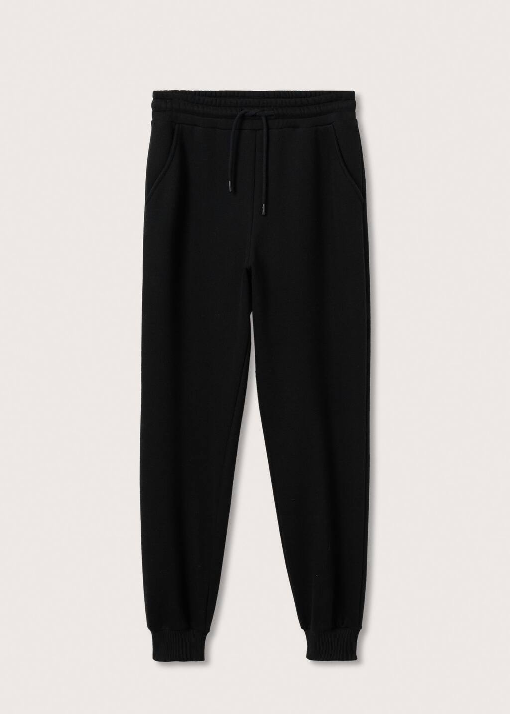 Mango Elastic waist cotton pants 27091080 99