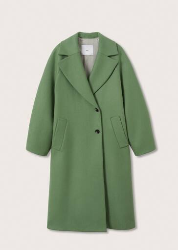 Vlněný kabát oversize - Zboží bez modelu