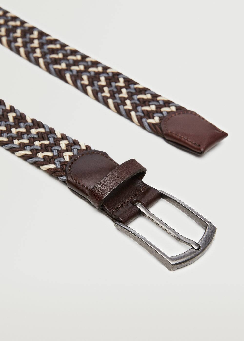 ceinture mango cuir