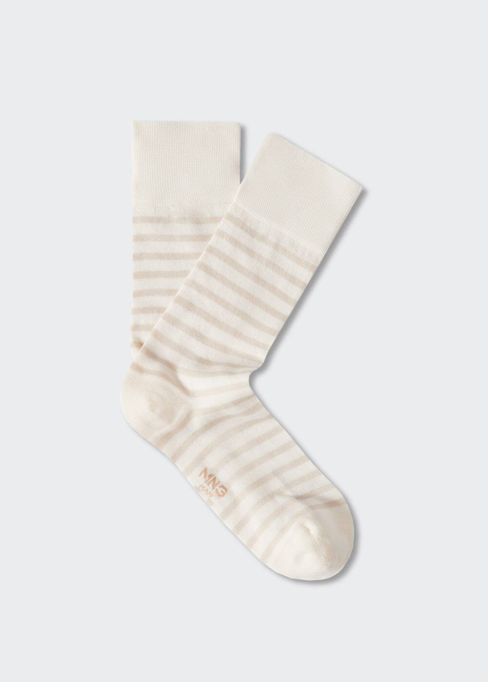 Striped cotton socks Man Mango Man Cambodia