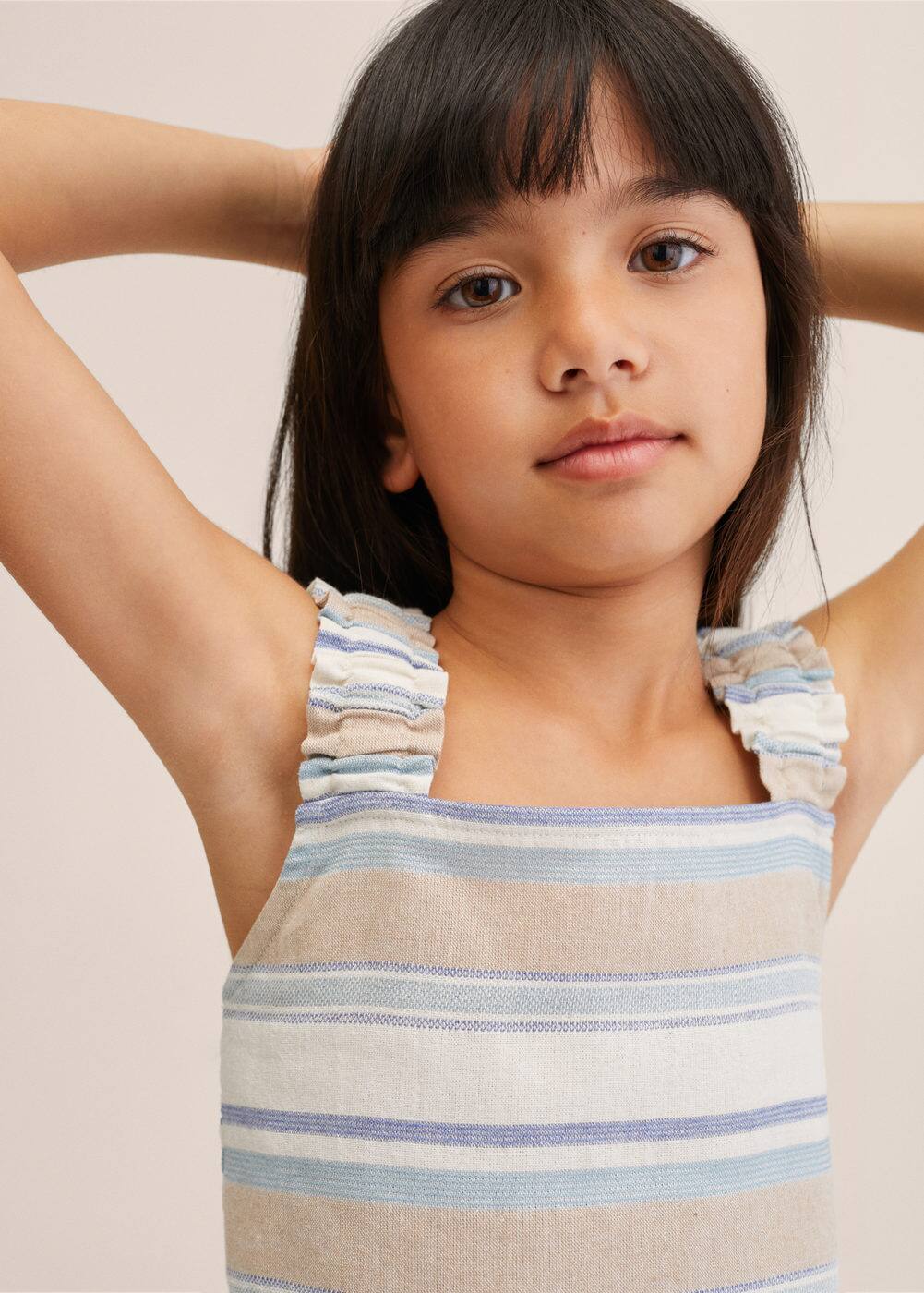 Bavlneny top s prouzkem - Zena | Mango Ceska republika