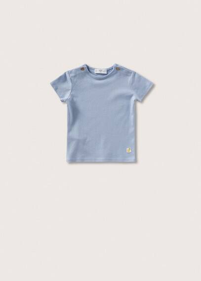 Maglietta cotone bottoni