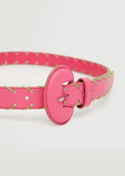 Cintura fibbia rotonda