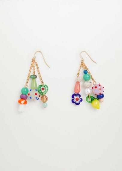 Orecchini ciondolo perline